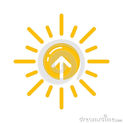 Weather forecast vector icon Vector Illustration