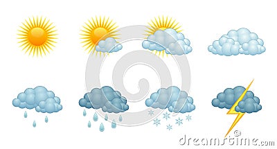 Weather forecast Vector Illustration