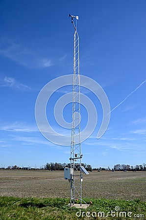 Weather Monitoring Station Stock Photo