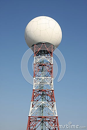 Weather radar Stock Photo