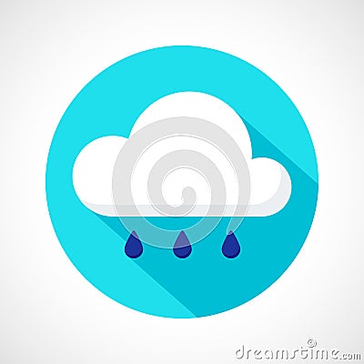 Weather rain icon Vector Illustration
