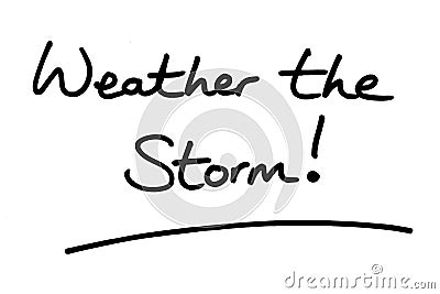Weather the Storm Stock Photo