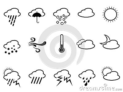 Weather symbol Vector Illustration