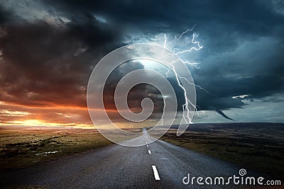 Weather Thunderstorm Climate Change Stock Photo