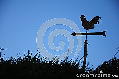 Weather vane Editorial Stock Photo