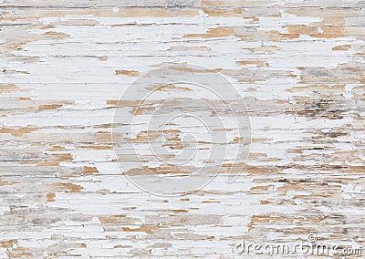 Weathered and aged wood panelling background Stock Photo