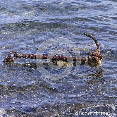 Weathered Anchor Stock Photo