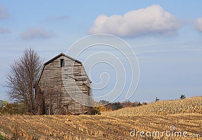 Weathered Barn Stock Photo