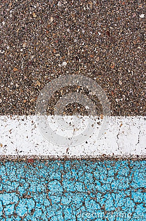 Weathered cement floor detail Stock Photo