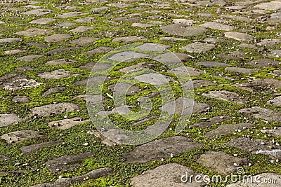 Weathered cobbles Stock Photo