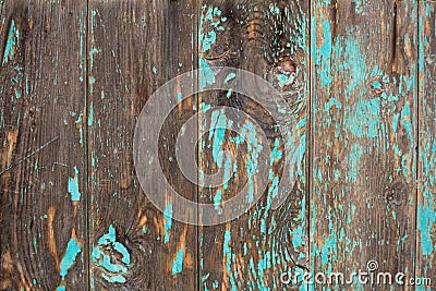 Weathered faded green painted wooden background Stock Photo
