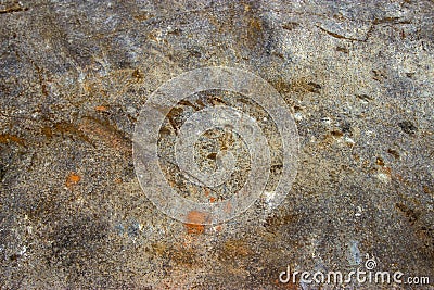 Weathered metal plate Stock Photo