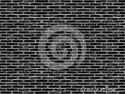 weathered old dark black cement brick blocks stack wall texture surface background. for any vintage design artwork. Stock Photo