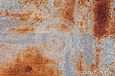 Weathered Old Rusty Metal Texture Stock Photo