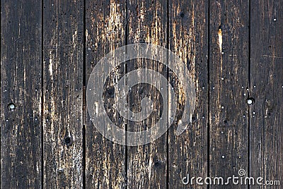 Weathered painted wood Stock Photo