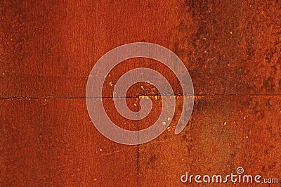 Weathered and rusty metal background. Old iron wall. Worn metal panel. Rusted metal texture Stock Photo