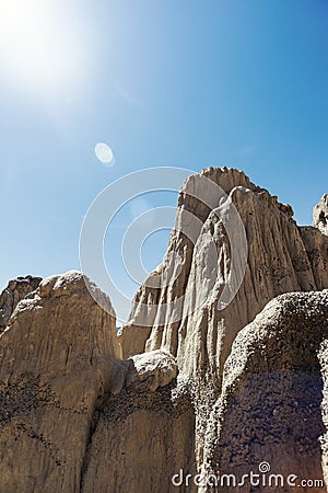 Weathered sandstone rocks Stock Photo