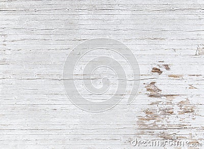Weathered white wood panelling background Stock Photo