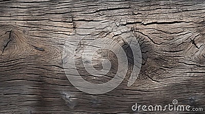 Weathered Wood Close-up: Uhd Image Of Hieratic Visionary Textured Landscapes Stock Photo