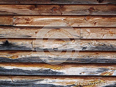 Weathered Wood Siding. Stock Photo