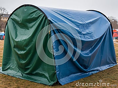 Weatherproof Your Essentials Stylish Tarps for Ultimate Protection.AI Generated Stock Photo