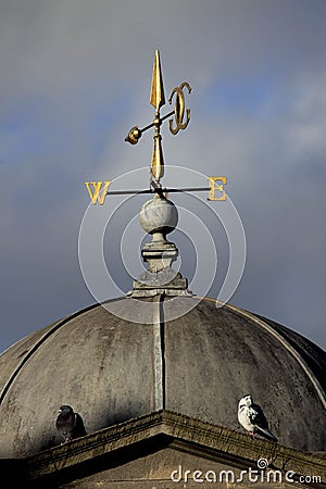 Weathervane on Pulteney Bridge, Bath Stock Photo