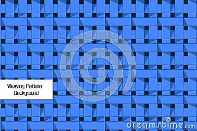 Weaving pattern background Stock Photo