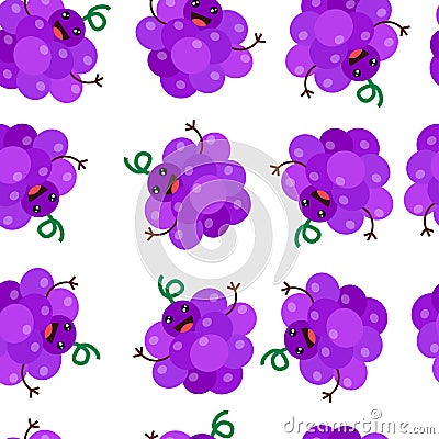 Seamless Pattern Background grape Vector Illustration Vector Illustration