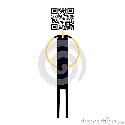 QR code Vector Illustration