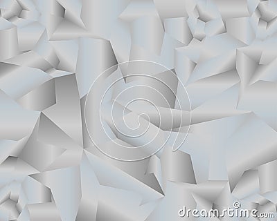 Silver background with geometric structures Stock Photo