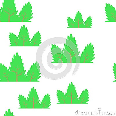 Wrapping leaves pattern. seamless vector Tropical leaves plant bush Vector Illustration