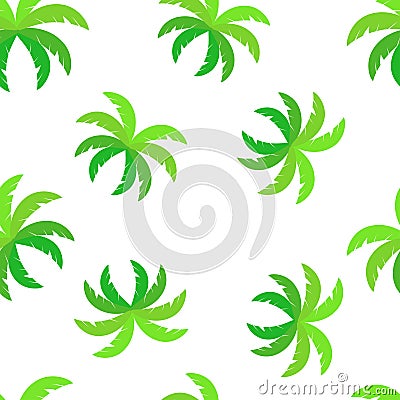 Wrapping leaves pattern. seamless vector Tropical leaves plant bush Vector Illustration