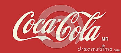 Coca Cola Logo Editorial Vector Illustration Editorial Stock Photo