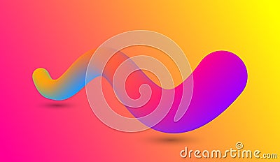 Abstract colorful gradient background. Modern swirl gradient background. Gradient shape Stock Photo