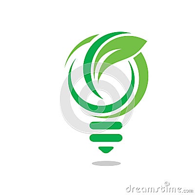 Green innovative logo Vector Illustration