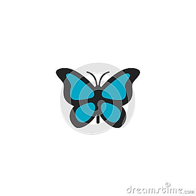 Butterfly Flat Icon Vector, Symbol or Logo. Vector Illustration