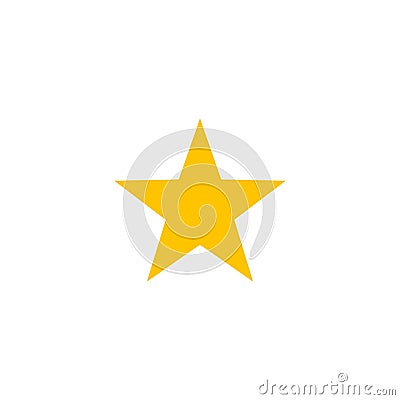 Star Flat Icon Vector, Symbol or Logo. Vector Illustration