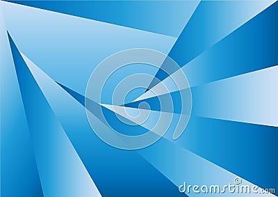 Abstract Gradating Blue Triangles Texture Background Stock Photo