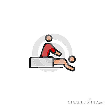 Massage Flat Icon Vector, Symbol or Logo. Vector Illustration