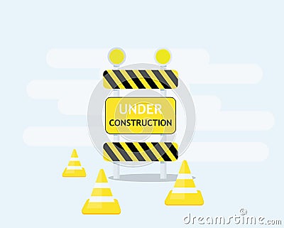 Under construction icon Vector Illustration