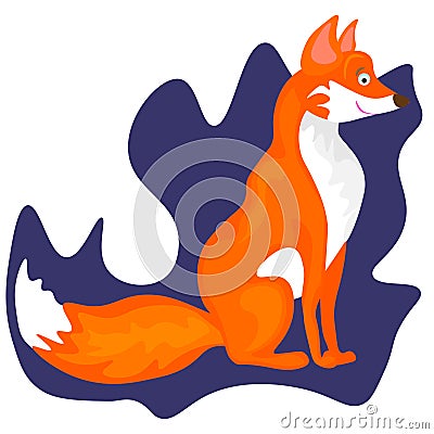 Web Fox - lovely illustration and card Cartoon Illustration