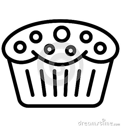 Bakery Isolated Vector Icon which can easily modify or edit Vector Illustration