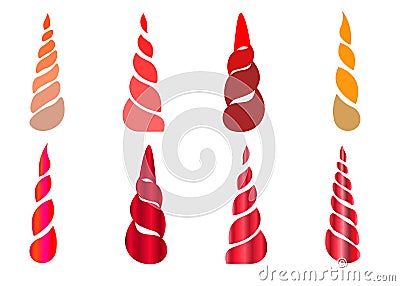 Unicorn Horns Stock Photo