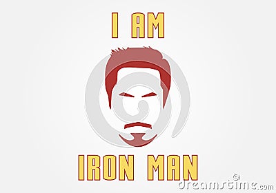 I am Iron Man Editorial Stock Photo