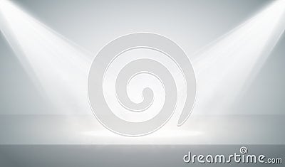 Vector studio background with spotlight. Vector Illustration