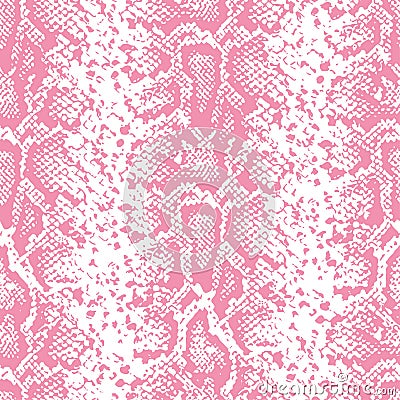 Snake skin pattern design - funny drawing seamless pattern. Vector Illustration