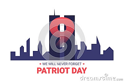 Partiot day USA Vector Illustration