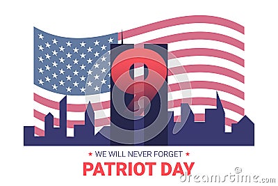 Partiot day USA Vector Illustration