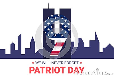 Partiot day USA Vector Illustration