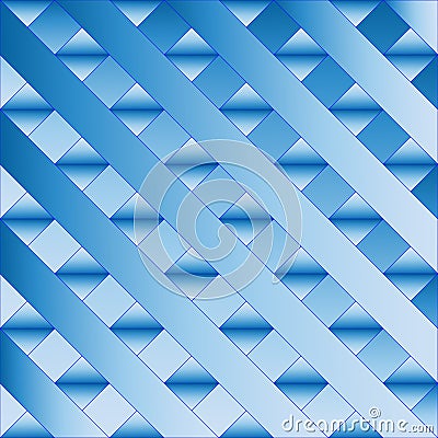 Beautiful wicker background, for greeting cards, unique design, gradient intersection on a blue sky background Cartoon Illustration